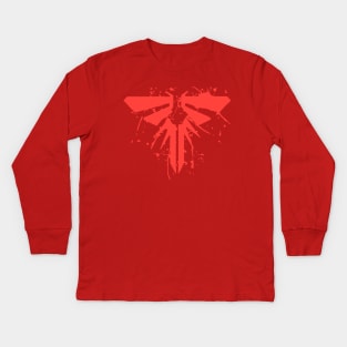 The Last Of Us - Firefly (Red) Kids Long Sleeve T-Shirt